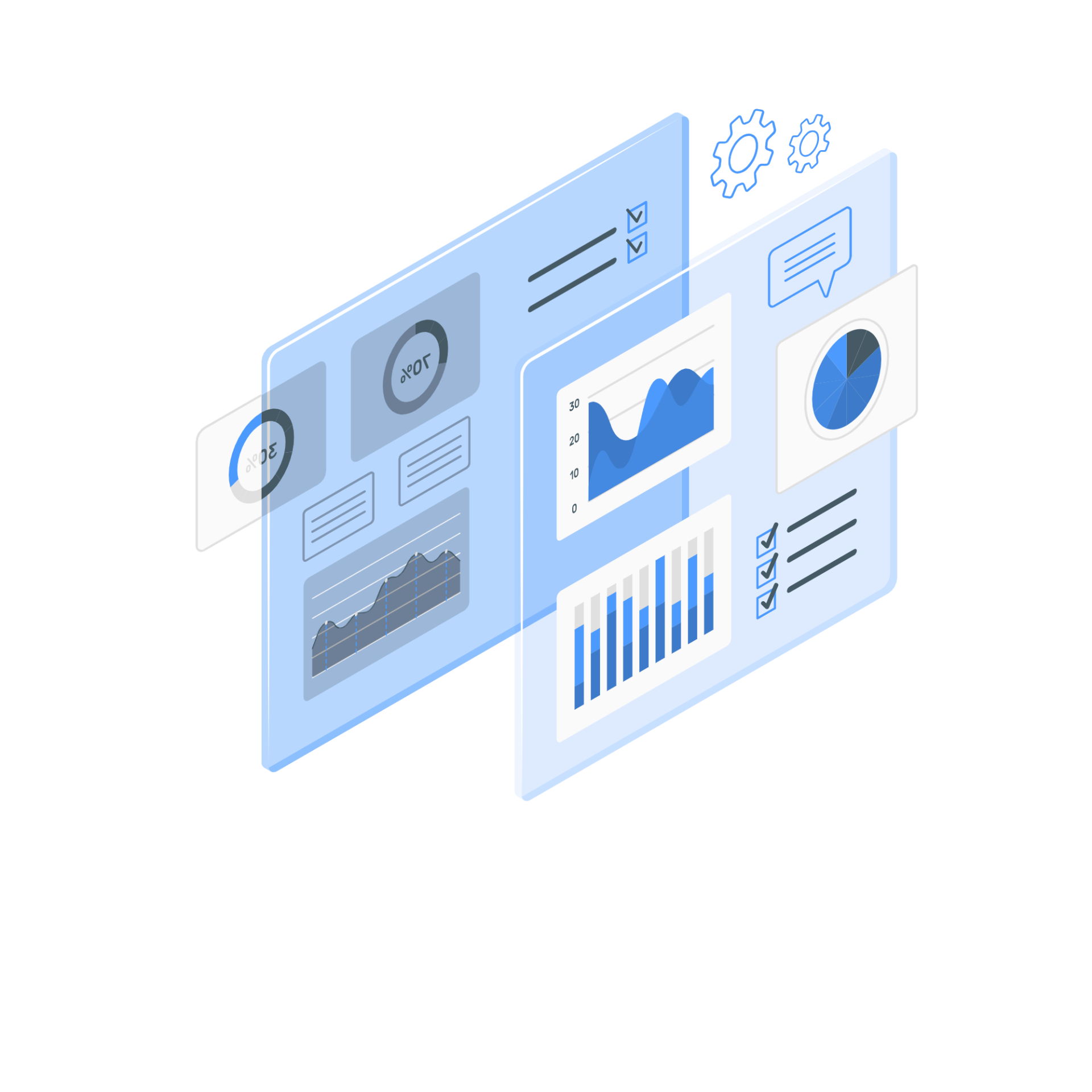 Dashboad Design, Visualisierung Datenanalyse